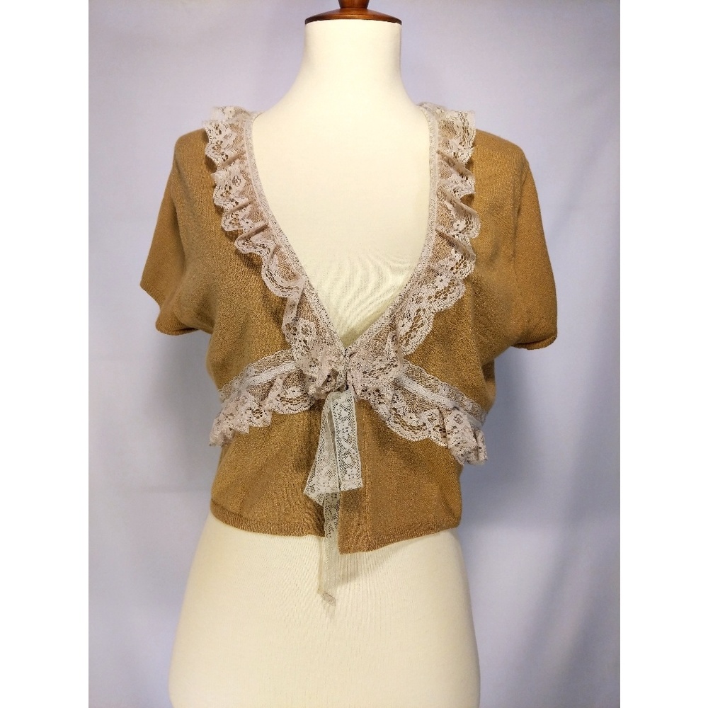 Anthropologie short sleeve cardigan